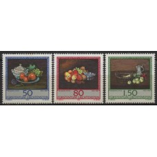 LIE0931N-SÉRIE NATUREZAS MORTAS DE BENJAMIN STECK - LIECHTENSTEIN - 1990 - N