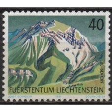 LIE0964N-SELO MONTANHAS IV - LIECHTENSTEIN - 1991 - N