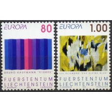 LIE0995N-SÉRIE EUROPA - ARTE CONTEMPORÂNEA - LIECHTENSTEIN - 1993 - N