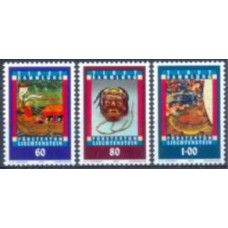 LIE1002N-SÉRIE COLEÇÃO DE ARTE TIBETANA - LIECHTENSTEIN - 1993 - N