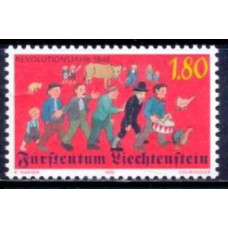 LIE1120M-SELO 150º ANIVERSÁRIO DA REVOLUÇÃO DE 1848 - LIECHTENSTEIN - 1998 - MINT