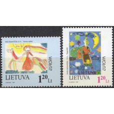 LIT0556M-SÉRIE EUROPA - CONTOS E LENDAS - LITUÂNIA - 1997 - MINT