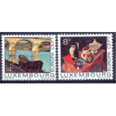 LUX0856N-SÉRIE EUROPA - PINTURAS - LUXEMBURGO - 1975 - N