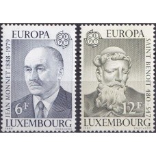 LUX0959N-SÉRIE EUROPA - PERSONAGENS CÉLEBRES - LUXEMBURGO - 1980 - N