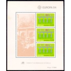 MDEB005M-BLOCO SÉRIE EUROPA - MADEIRA - 1984 - MINT