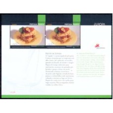 MDEB030M-BLOCO SÉRIE EUROPA - GASTRONOMIA - MADEIRA - 2005 - MINT