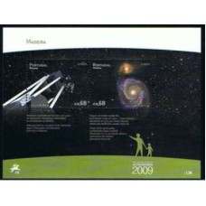 MDEB044M-BLOCO SÉRIE EUROPA - ANO INTERNACIONAL DA ASTRONOMIA - MADEIRA - 2009 - MINT