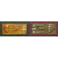 MLT0603M-SÉRIE EUROPA - PERSONAGENS CÉLEBRES - MALTA - 1980 - MINT