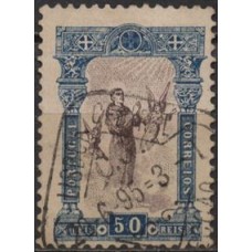 POR0115U.03-SELO 7º CENTENÁRIO DO NASCIMENTO DE SANTO ANTONIO, 50R - PORTUGAL - 1895 - U