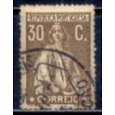 POR0247UA-SELO CERES, 30C DENTEAÇÃO 15X14 - PORTUGAL - 1917/24 - U