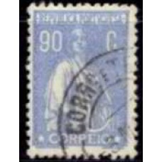 POR0252UB-SELO CERES, 90C DENTEAÇÃO 12 X 11,5 - PORTUGAL - 1917/24 - U