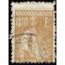 POR0254UB-SELO CERES, 1,10E DENTEAÇÃO 12 X 11,5 - PORTUGAL - 1917/24 - U