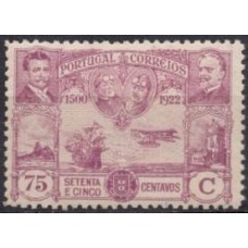 POR0269M-SELO TRAVESSIA DO ATLÂNTICO SUL POR GAGO COUTINHO E SACADURA CABRAL, 75C - PORTUGAL - 1923 - MINT