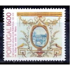 POR1618M-SELO 5 SÉCULOS DO AZULEJO EM PORTUGAL XIV - PORTUGAL - 1984 - MINT