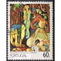 POR1738U-SELO PINTURAS PORTUGUESAS DO SÉCULO 20 I, 60E - PORTUGAL - 1988 - U POR1738U-SELO PINTURAS PORTUGUESAS DO SÉCULO 20 I, 60E - PORTUGAL - 1988 - U