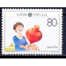 POR1763N-SELO SÉRIE EUROPA - JOGOS INFANTIS - PORTUGAL - 1989 - N