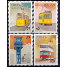 POR1765N-SÉRIE TRANSPORTES TÍPICOS DE LISBOA - PORTUGAL - 1989 - N