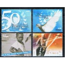 POR2957M-SÉRIE CINQUENTENÁRIO DA ADESÃO DE PORTUGAL À ONU - PORTUGAL - 2005 - MINT