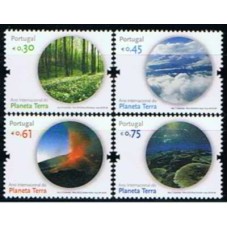 POR3241M-SÉRIE ANO INTERNACIONAL DO PLANETA TERRA - PORTUGAL - 2008 - MINT