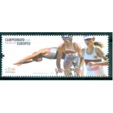 POR3264M-SELO CAMPEONATO EUROPEU DE TRIATLO 2008 - PORTUGAL - 2008 - MINT