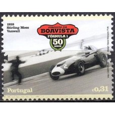 POR3292MA-SELO 50 ANOS DO CIRCUITO DE FÓRMULA 1 EM PORTUGAL, 0,31E - PORTUGAL - 2008 - MINT