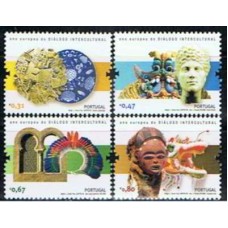 POR3350M-SÉRIE ANO EUROPEU DO DIÁLOGO INTERCULTURAL - PORTUGAL - 2008 - MINT