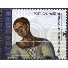 POR3379M-SELO A HERANÇA AFRICANA EM PORTUGAL, 068E - PORTUGAL - 2009 - MINT