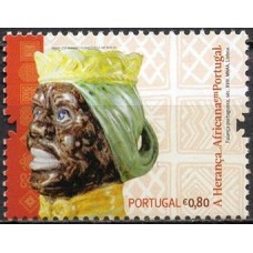 POR3380M-SELO A HERANÇA AFRICANA EM PORTUGAL, 080E - PORTUGAL - 2009 - MINT
