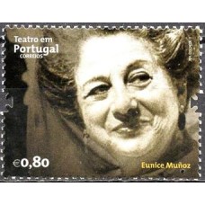 POR3646M-SELO TEATRO EM PORTUGAL 2º GRUPO, 0,80E - PORTUGAL - 2011 - MINT