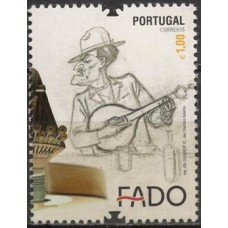 POR3764M-SELO FADO II, 1E DESENHO - PORTUGAL - 2012 - MINT