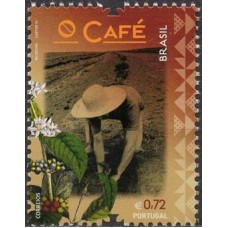 POR3959M-SELO O CAFÉ, 0,72E - PORTUGAL - 2014 - MINT