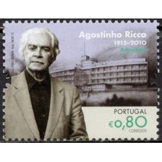 POR3995M-SELO VULTOS DA HISTÓRIA E DA CULTURA, 0,80E - PORTUGAL - 2015 - MINT