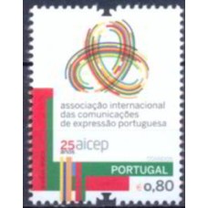 POR4008M-SELO 25 ANOS DA AICEP - PORTUGAL - 2015 - MINT
