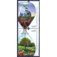 POR4073MS-SE-TENANT ANO INTERNACIONAL DOS SOLOS - PORTUGAL - 2015 - MINT