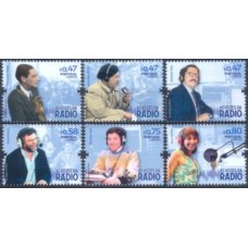 POR4156M-SÉRIE AS VOZES DO RÁDIO - PORTUGAL - 2016 - MINT