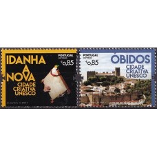 POR4320M-SÉRIE CIDADES CRIATIVAS UNESCO - PORTUGAL - 2017 - MINT