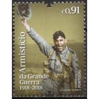 POR4407M-SELO CENTENÁRIO DO FIM DA 1ª GUERRA MUNDIAL - PORTUGAL - 2018 - MINT POR4407M-SELO CENTENÁRIO DO FIM DA 1ª GUERRA MUNDIAL - PORTUGAL - 2018 - MINT