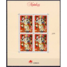 PORB116MA-BLOCO NATAL - COM O NOME DO PAÍS - PORTUGAL - 1995 - MINT