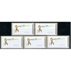 PORD082N-SÉRIE ETIQUETAS LUTA CONTRA A AIDS, E-POST - PORTUGAL - 2006 - N