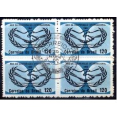 QC0535.01-QUADRA ANO DA COOPERAÇÃO INTERNACIONAL - 1965 - CPD RIO DE JANEIRO