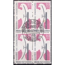 QC0571.02-QUADRA CRIAÇÃO DO MINISTÉRIO DAS COMUNICAÇÕES - 1967 - CPD GUANABARA
