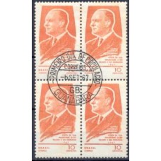 QC0578.01-QUADRA VISITA DO REI DA NORUEGA OLAVO V - 1967 - CPD GUANABARA
