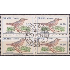 QC0601.01-QUADRA PÁSSAROS BRASILEIROS, UIRAPURU - 1968 - CPD GUANABARA