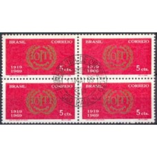QC0636.04-QUADRA CINQUENTENÁRIO DA ORGANIZAÇÃO INTERNACIONAL DO TRABALHO - OIT - 1969 - CPD SÃO PAULO