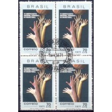 QC0698.01-QUADRA 6º CAMPEONATO MUNDIAL FEMININO DE BASQUETEBOL - 1971 - CPD SÃO PAULO