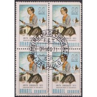 QC0704.02-QUADRA SESQUICENTENÁRIO DO NASCIMENTO DE ANITA GARIBALDI - 1971 - CPD SÃO PAULO QC0704.02-QUADRA SESQUICENTENÁRIO DO NASCIMENTO DE ANITA GARIBALDI - 1971 - CPD SÃO PAULO