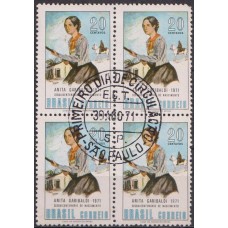QC0704.02-QUADRA SESQUICENTENÁRIO DO NASCIMENTO DE ANITA GARIBALDI - 1971 - CPD SÃO PAULO