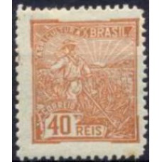 RE0192N-SELO VOVÓ PARTE 1, 40 RÉIS FILIGRANA 'D' - 1921/28 - N