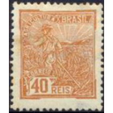 RE0218N-SELO VOVÓ PARTE 1, 40 RÉIS FILIGRANA 'F' - 1924/32 - N