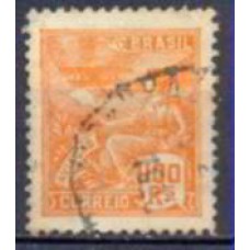 RE0220U-SELO VOVÓ PARTE 1, 100 RÉIS FILIGRANA 'F' - 1924/32 - U